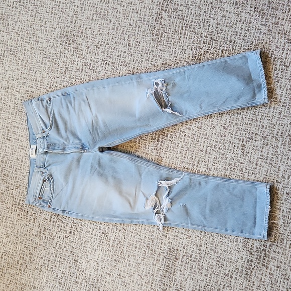 Agolde Riley Crop Jeans - Picture 1 of 4